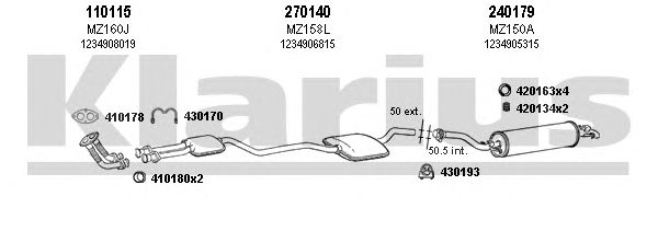 Exhaust System 600015E