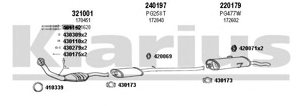 Exhaust System 630389E