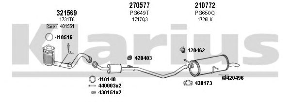 Exhaust System 630740E
