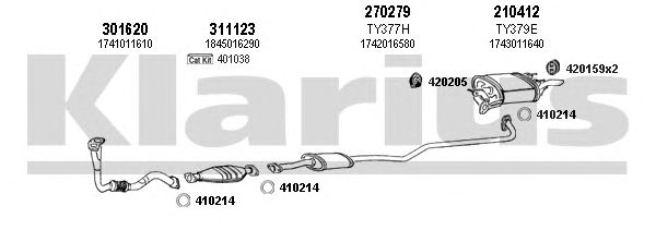 Exhaust System 900185E