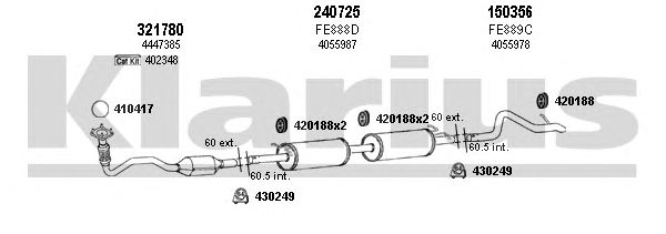 Exhaust System 361585E