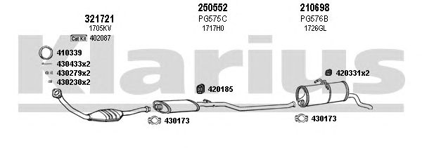 Exhaust System 180642E