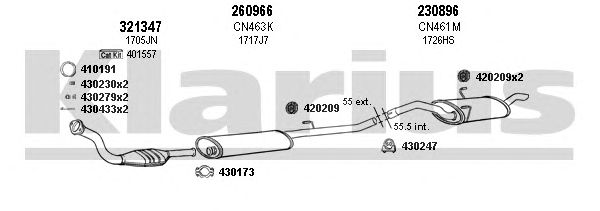 Exhaust System 630662E