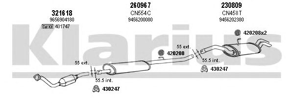 Exhaust System 330881E