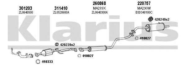 Exhaust System 570238E