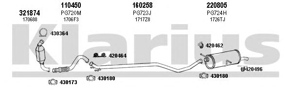 Exhaust System 630962E