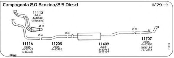 Exhaust System FI019
