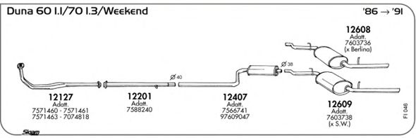 Exhaust System FI046
