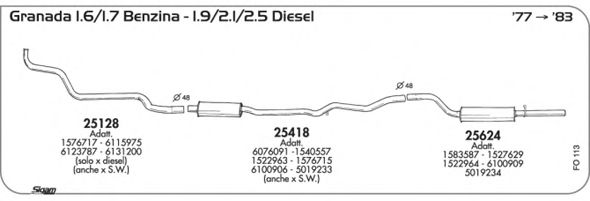 Exhaust System FO113