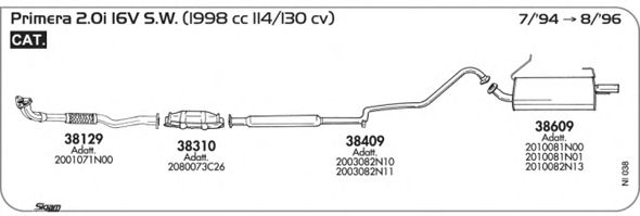 Exhaust System NI038