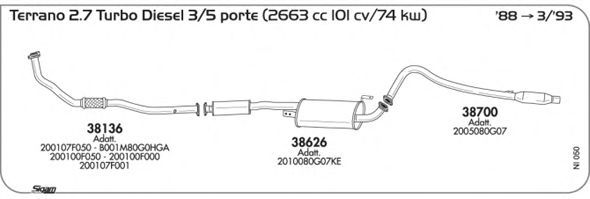 Exhaust System NI050