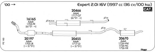 Exhaust System PE163