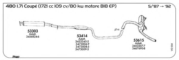 Exhaust System VO034