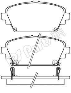 Brake Pad Set, disc brake IBD-1176