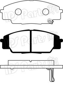 Brake Pad Set, disc brake IBD-1490