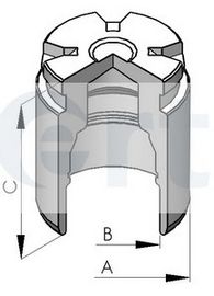 Piston, brake caliper 150523-C