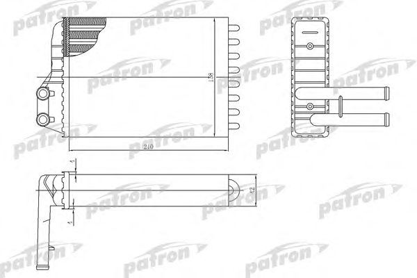 Heat Exchanger, interior heating PRS2016