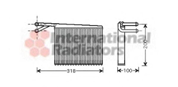 Heat Exchanger, interior heating 30006372