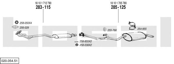 Exhaust System 020.054.51