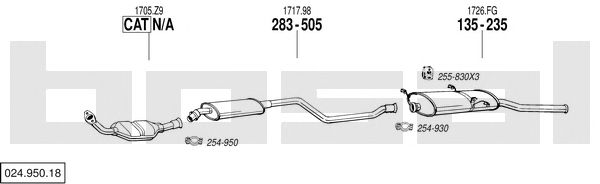 Exhaust System 024.950.18