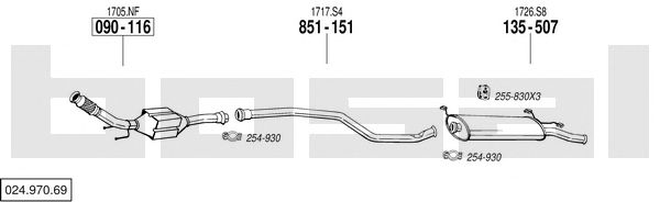 Exhaust System 024.970.69