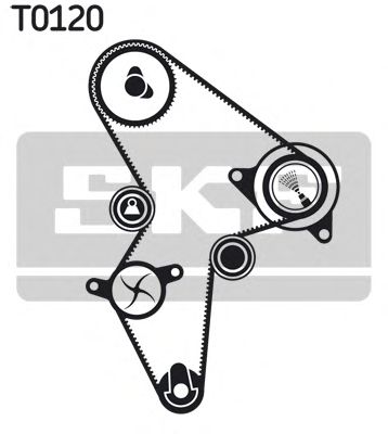 Water Pump & Timing Belt Kit VKMC 03120
