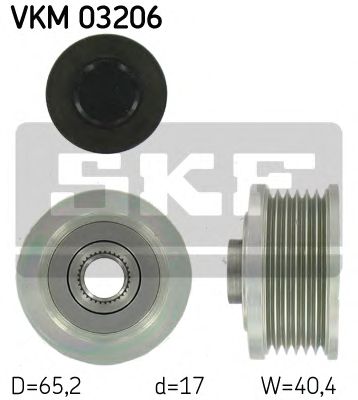 Frihjulskoppling, generator VKM 03206