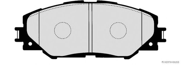 Brake Pad Set, disc brake J3602124