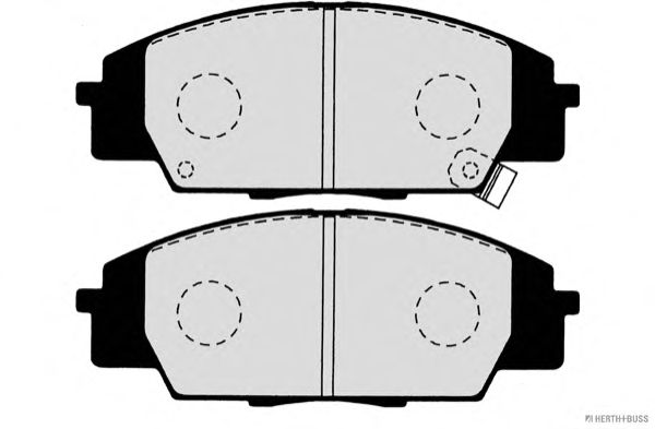Brake Pad Set, disc brake J3604067