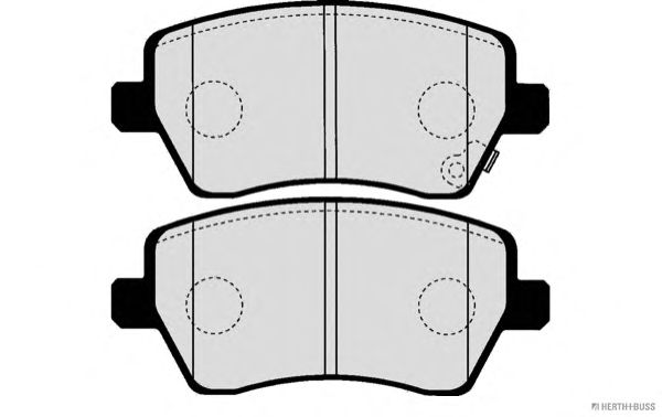 Brake Pad Set, disc brake J3608025