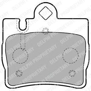 Brake Pad Set, disc brake LP1697