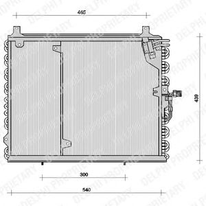 Condensator, airconditioning TSP0225038
