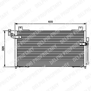 Condensator, airconditioning TSP0225427
