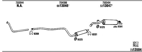Exhaust System FI61224