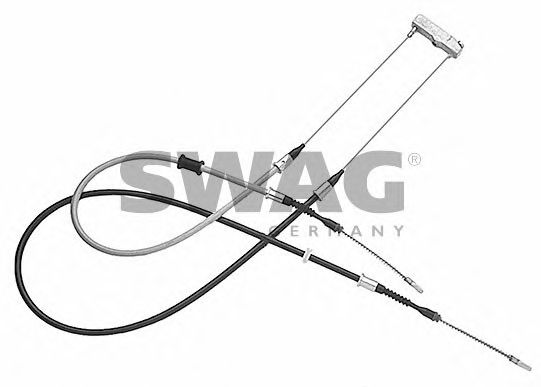 Cable, parking brake 99 90 4450