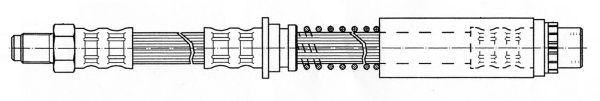 Tubo flexível de travão 70712