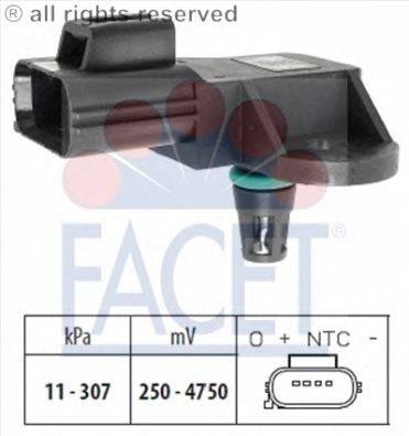 Air Pressure Sensor, height adaptation; Sensor, intake manifold pressure 10.3205