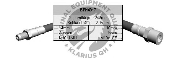 Ελαστικός σωλήνας φρένων BFH4917