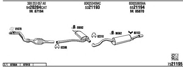 Exhaust System AD25013