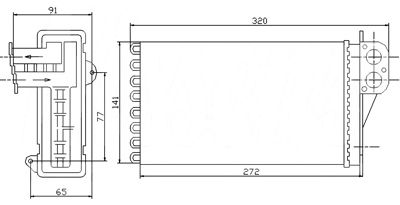 Heat Exchanger, interior heating 221350