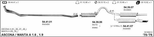 Exhaust System 561000014