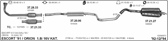 Exhaust System 525000073