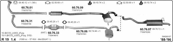 Exhaust System 566000157