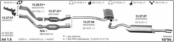 Exhaust System 504000025