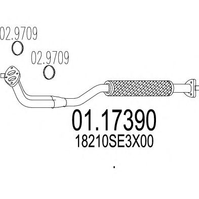Exhaust Pipe 01.17390