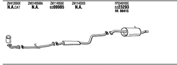 Exhaust System MA40076