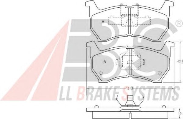 Brake Pad Set, disc brake 36531