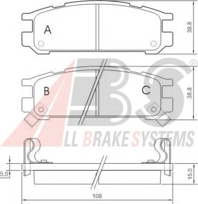 Brake Pad Set, disc brake 36721