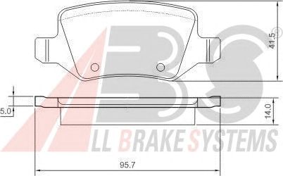 Brake Pad Set, disc brake 37146