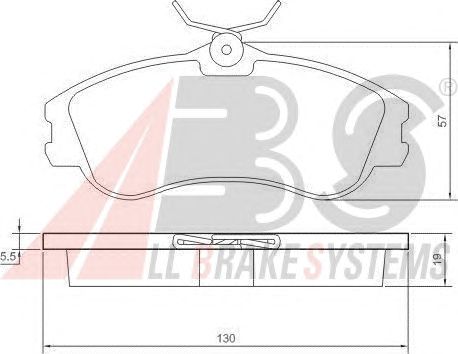 Brake Pad Set, disc brake 37152